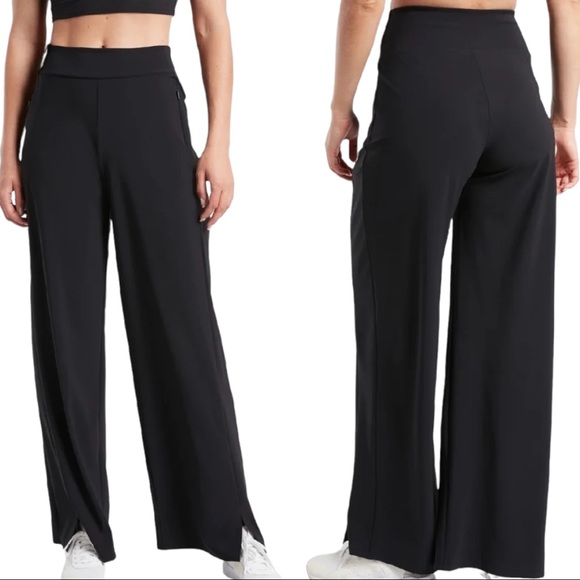 Athleta Pants - ATHLETA Cosmic Pant Size XS Black Wide Leg